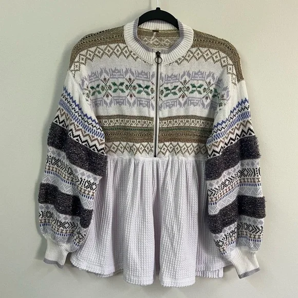 Free People Cozy Cottage Sweater - Picture 4 of 15